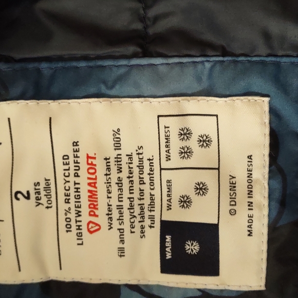 Nwt baby gap Disney Mickey mouse warm hooded coat sz 12/24 months - Picture 4 of 4